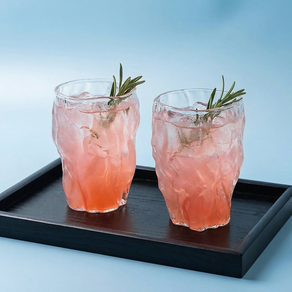 Nordic Irregular Textured Glass Tumbler